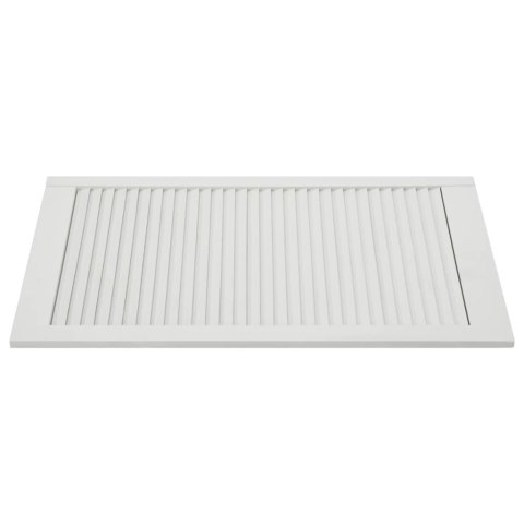 DRZWI ŻALUZJOWE 4 SZT. DREWNO SOSNOWE BIAŁE 99,3X49,4CM