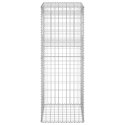 SŁUPKI GABIONOWE 2 SZT. 50X50X140CM ŻELAZO