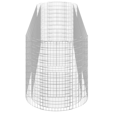 PODWYŻSZONA DONICA GABIONOWA GALWANIZOWANE ŻELAZO 400X100X100CM