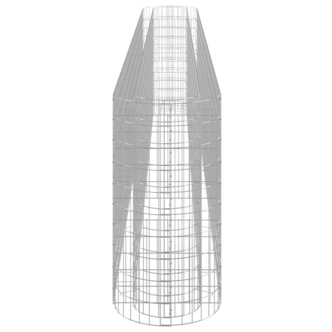 PODWYŻSZONA DONICA GABIONOWA GALWANIZOWANE ŻELAZO 470X50X100CM