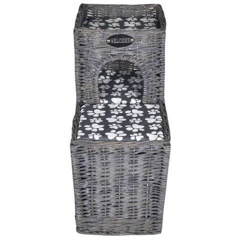 WIKLINOWY DRAPAK DLA ZWIERZĄT DOMOWYCH/ŁÓŻKO/DOMEK Z PODUSZKĄ