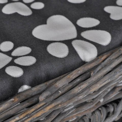 WIKLINOWY DRAPAK DLA ZWIERZĄT DOMOWYCH/ŁÓŻKO/DOMEK Z PODUSZKĄ