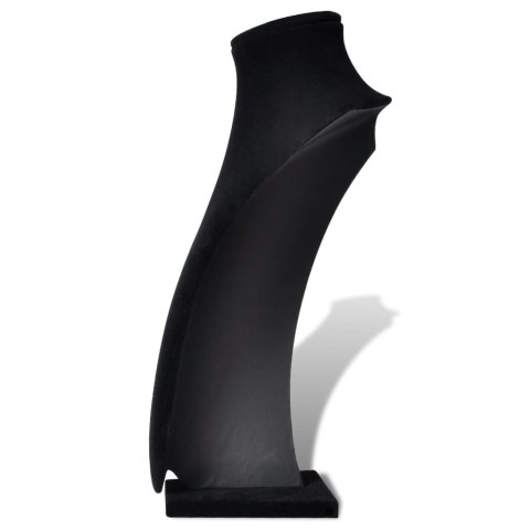 EKSPOZYTOR NA NASZYJNIKI 23X11,5X30CM CZARNYX2