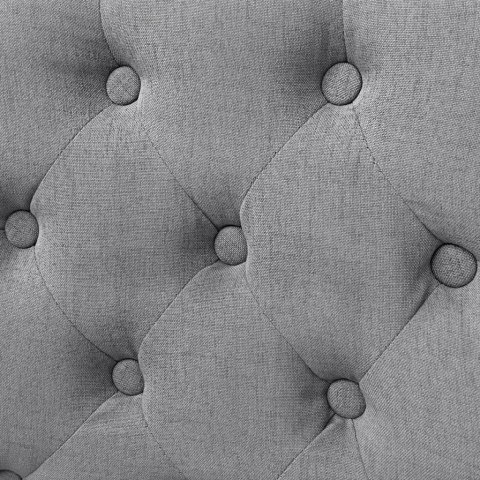 KRZESŁA STOŁOWE 2SZT JASNO SZARE TKANINA