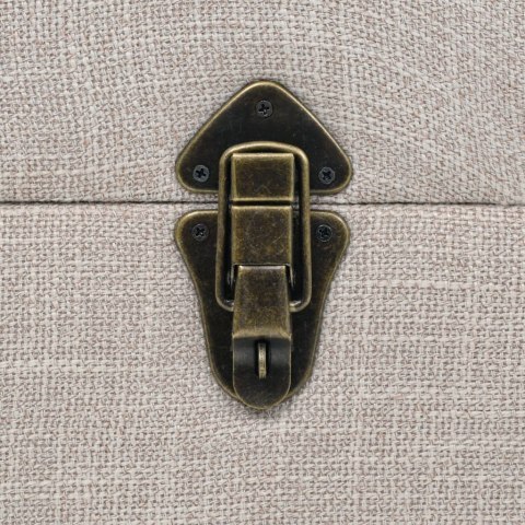 ŁAWKA ZE SCHOWKIEM DREWNO I STAL 111X34X37CM