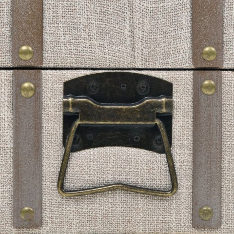 ŁAWKA ZE SCHOWKIEM DREWNO I STAL 111X34X37CM