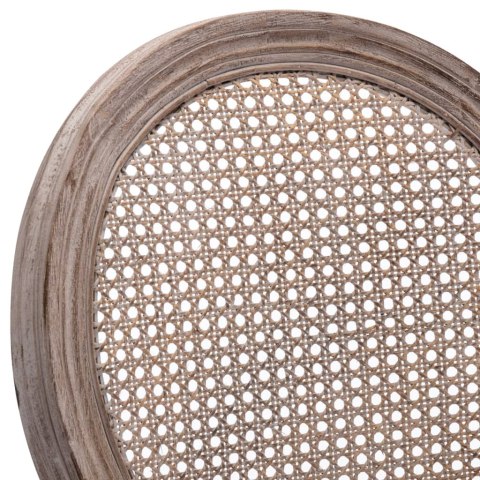 STOŁKI BAROWE 2 SZT BIAŁE LEN