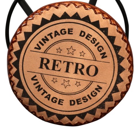 STOŁKI BAROWE 2 SZT SKÓRA NATURALNA