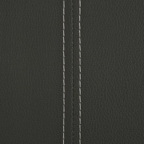 KRZESŁA STOŁOWE WSPORNIKOWE 4SZT SZARE SKÓRA