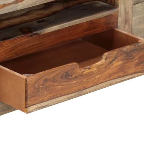 SZAFKA SZARA 100X30X50CM Z DREWNA SHEESHAM