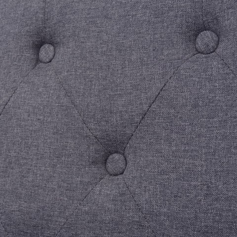 2-CZĘŚCIOWY ZESTAW WYPOCZYNKOWY MATERIAŁOWY SZARY