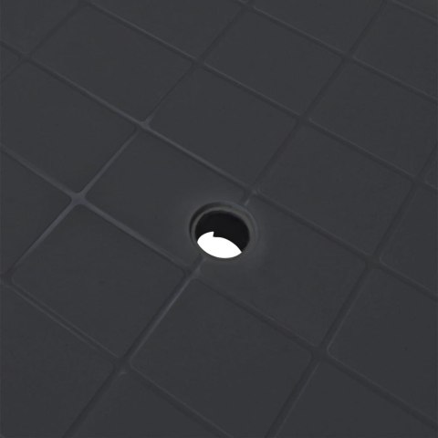 3-CZ. ZESTAW MEBLI BISTRO PLASTIK ANTRACYTOWY