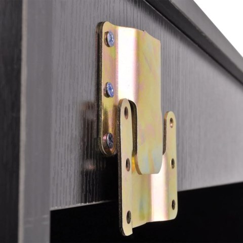 ZESTAW DO ŁAZIENKI Z UMYWALKĄ 7 ELEMENTÓW CZARNY