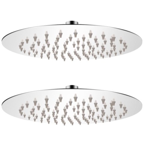 DESZCZOWNICE ZE STALI NIERDZEWNEJ 2SZT Ø 20CM