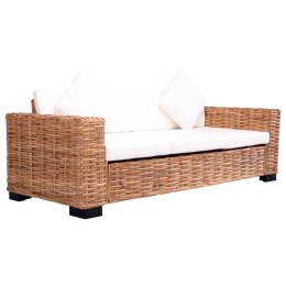 3-OSOBOWA SOFA OGRODOWA Z NATURALNEGO RATTANU