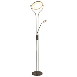 LAMPA STOJĄCA 18 W SREBRNA 180CM PRZYCIEMNIANA