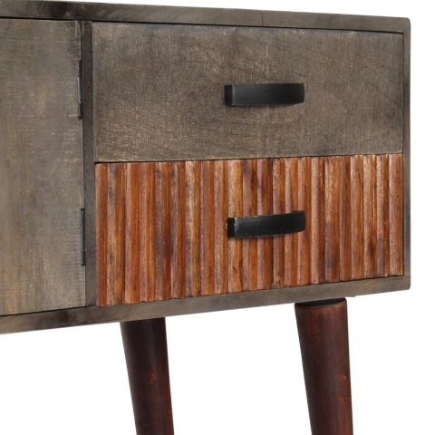 STOLIK TYPU KONSOLA 120X35X75CM SUROWE DREWNO MANGO