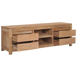 SZAFKA POD TV 120X30X40CM DREWNO TEKOWE