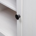 SZAFKA POD TV BIAŁA 120X40X50CM SOSNA SERIA PANAMA