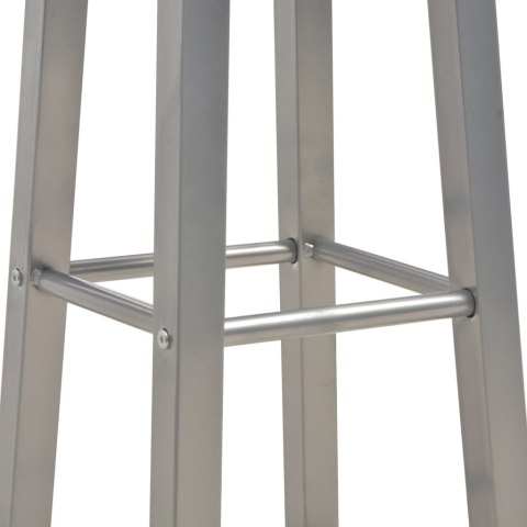 3-CZ. ZESTAW MEBLI BAROWYCH DREWNO I STAL ANTRACYTOWY