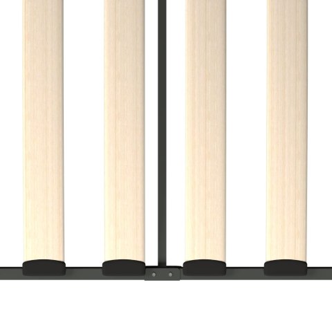 RAMA LEŻANKI SZARA METALOWA 90X200CM