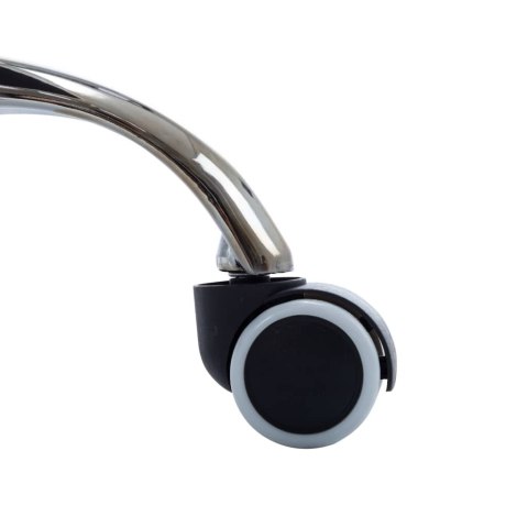 OBROTOWE KRZESŁO BIUROWE RÓŻOWE SKÓRA