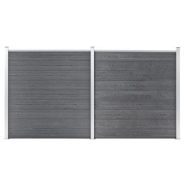 OGRODZENIE DO OGRODU WPC 353X186CM SZARE