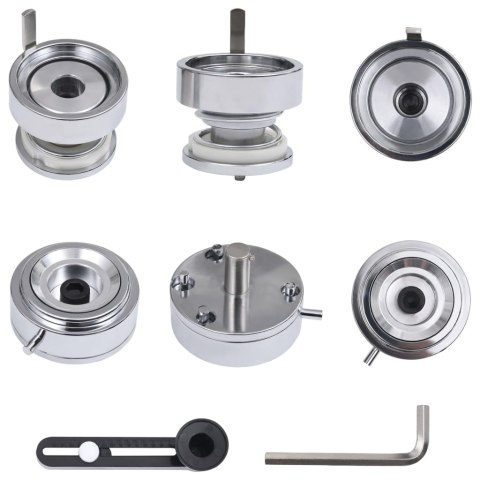 MASZYNKA DO PRZYPINEK + 500 SZT. PRZYPINEK 58MM DIY GADŻETY EVENTY