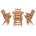 9-CZ. ZESTAW SKŁADANYCH MEBLI OGRODOWYCH DREWNO TEKOWE