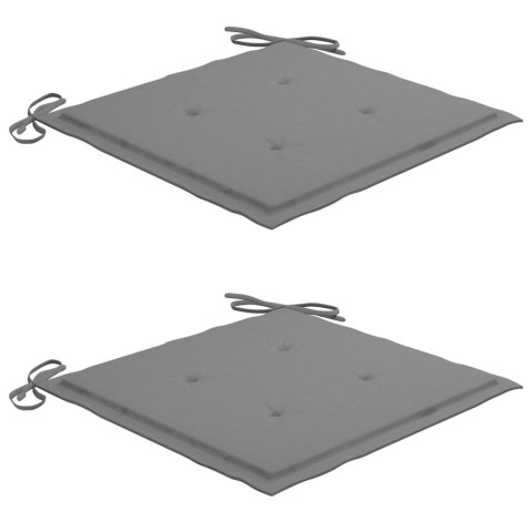 SKŁADANE KRZESŁA OGRODOWE Z PODUSZKAMI 2SZT. BAMBUSOWE