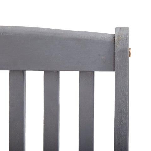 SKŁADANE KRZESŁA OGRODOWE 2SZT. Z PODUSZKAMI AKACJOWE