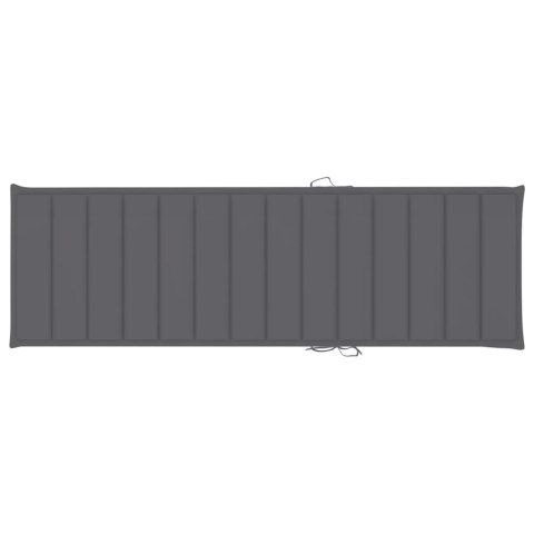 LEŻAK Z ANTRACYTOWĄ PODUSZKĄ IMPREGNOWANE DREWNO SOSNOWE