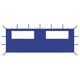 ŚCIANKA Z OKNAMI DO ALTANY 6X2 M NIEBIESKA