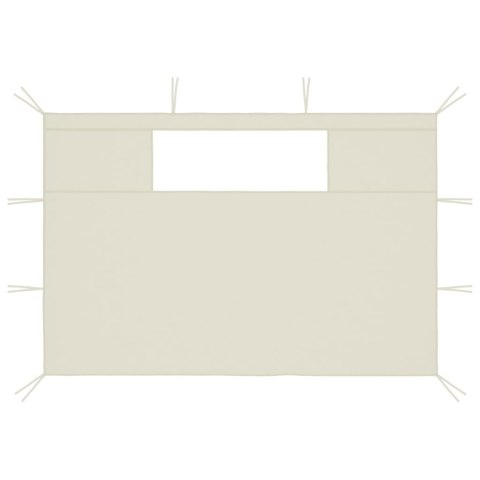 ŚCIANKI DO ALTANY Z OKNAMI 2 SZT. KREMOWE