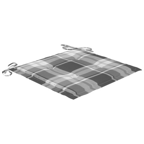 KRZESŁA OGRODOWE Z PODUSZKAMI 8SZT. DREWNO TEKOWE