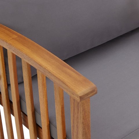 2-CZ. ZESTAW WYPOCZYNKOWY DO OGRODU PODUSZKI DREWNO AKACJOWE