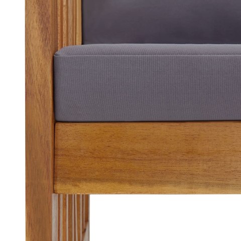 2-CZ. ZESTAW WYPOCZYNKOWY DO OGRODU PODUSZKI DREWNO AKACJOWE