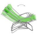 KRZESŁA BUJANE 2SZT STAL ZIELONE