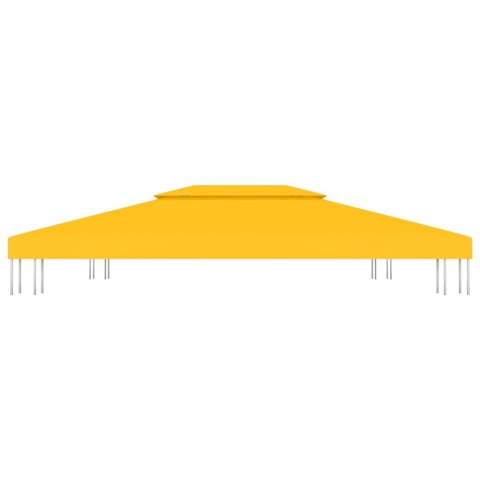 2-POZIOMOWE ZADASZENIE ALTANY 310G/M² 4X3M ŻÓŁTE