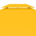 2-POZIOMOWE ZADASZENIE ALTANY 310G/M² 4X3M ŻÓŁTE