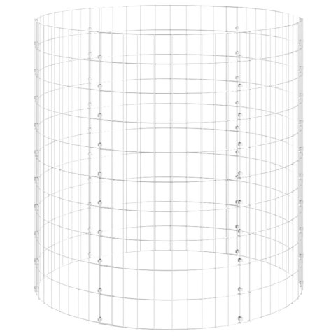 KOMPOSTOWNIK OGRODOWY Ø100X100CM STAL GALWANIZOWANA