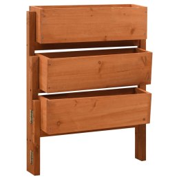 OGRODOWA DONICA SKŁADANA POMARAŃCZOWA 60X14X75CM JODŁA