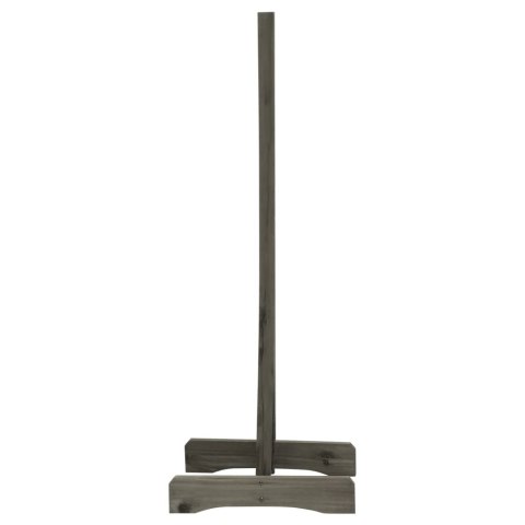 OGRODOWY PŁOT KRATKOWY SZARY 150X80CM DREWNO JODŁOWE