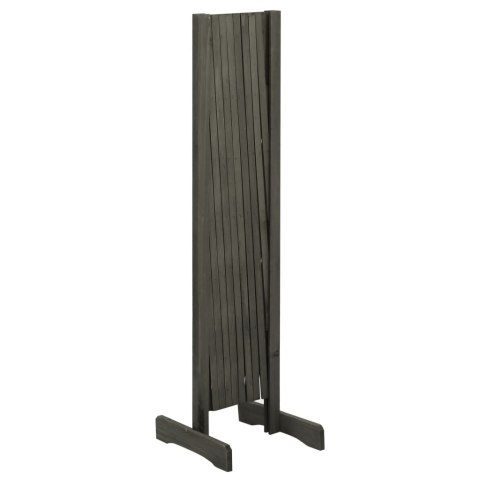 OGRODOWY PŁOT KRATKOWY SZARY 180X100CM DREWNO JODŁOWE