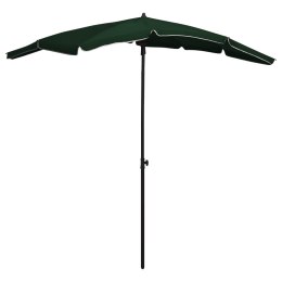 PARASOL OGRODOWY NA SŁUPKU 200X130CM ZIELONY