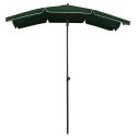 PARASOL OGRODOWY NA SŁUPKU 200X130CM ZIELONY