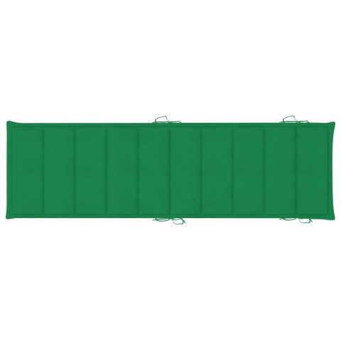 PODUSZKA NA LEŻAK ZIELONA 186X58X3CM