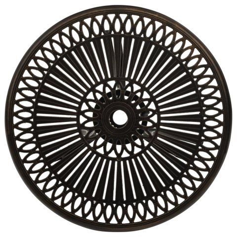 3-CZ. ZESTAW MEBLI BISTRO ZE STOPU ALUMINIUM BRĄZOWY