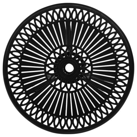 3-CZ. ZESTAW MEBLI BISTRO ZE STOPU ALUMINIUM CZARNY