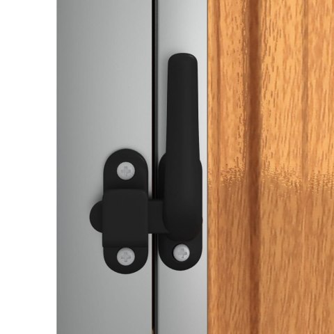 SZOPA OGRODOWA BRĄZOWA 88X89X161CM STAL GALWANIZOWANA